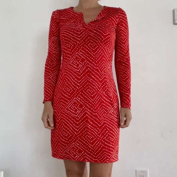 Cute mini polka dot DVF dress - Picture 2 of 7